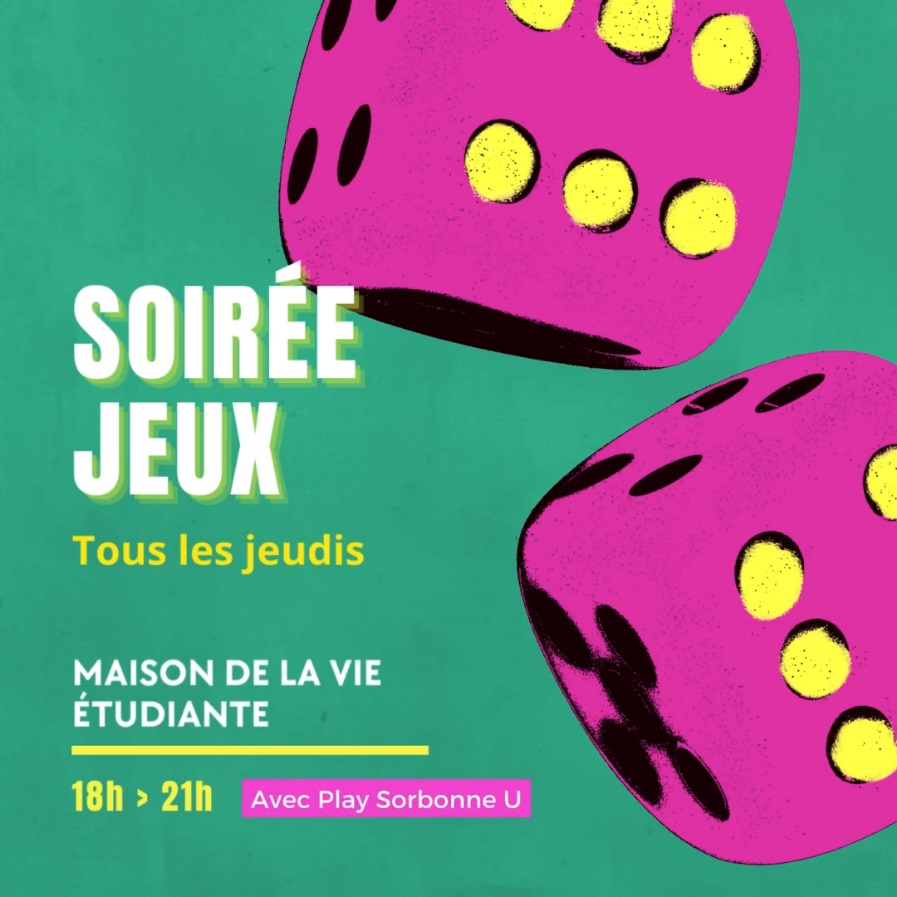 Soirée Jeux Tous les Jeudis