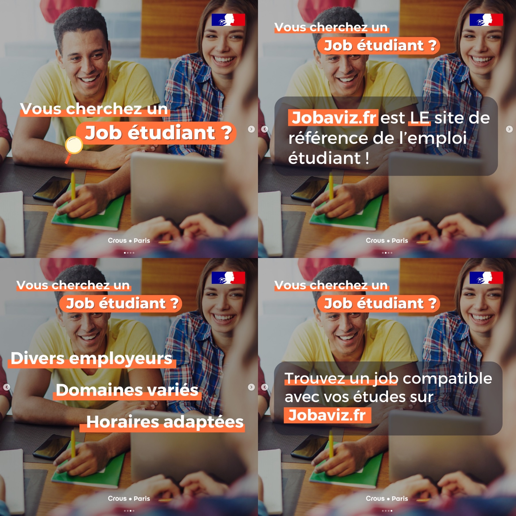 Vous cherchez un Job étudiant ?