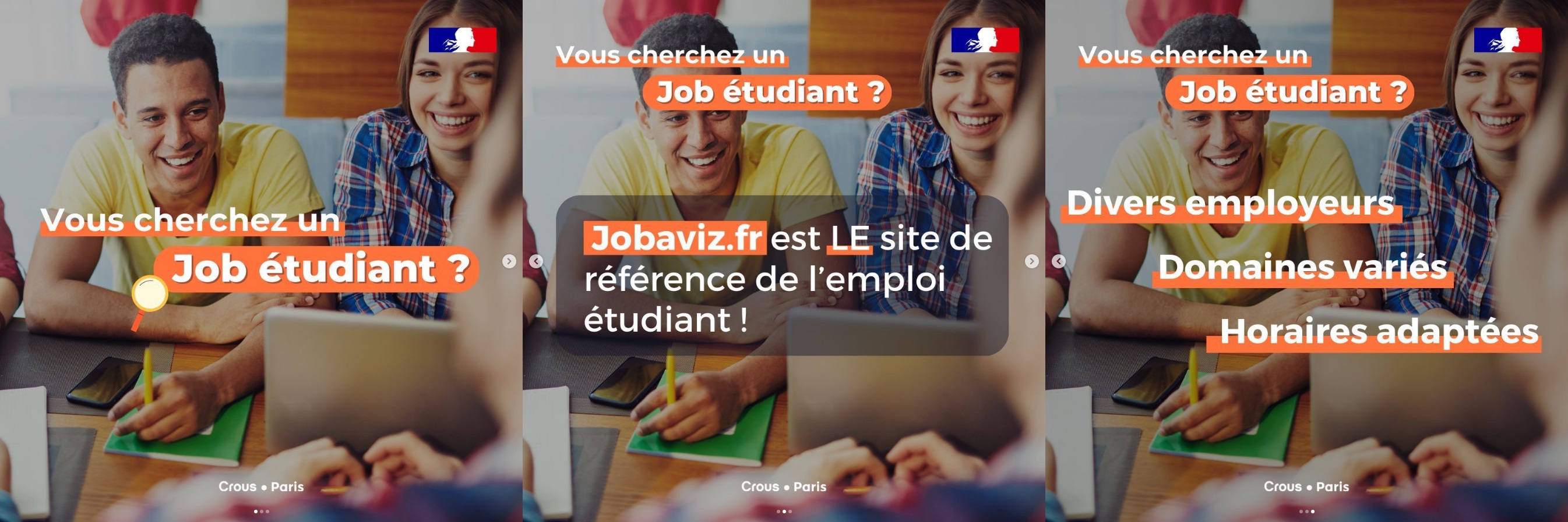 Vous cherchez un job étudiant ?