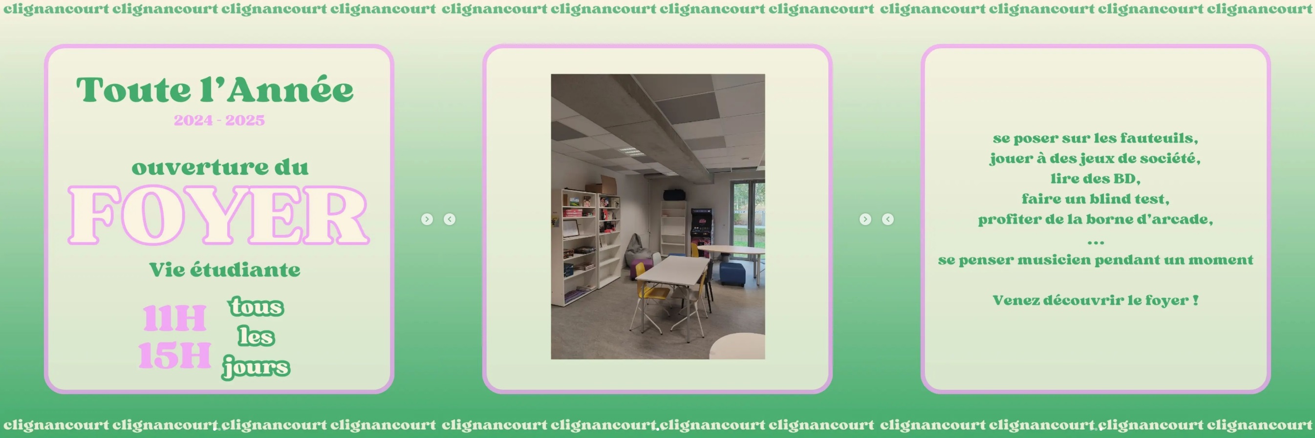 Ouverture du Foyer de Clignancourt