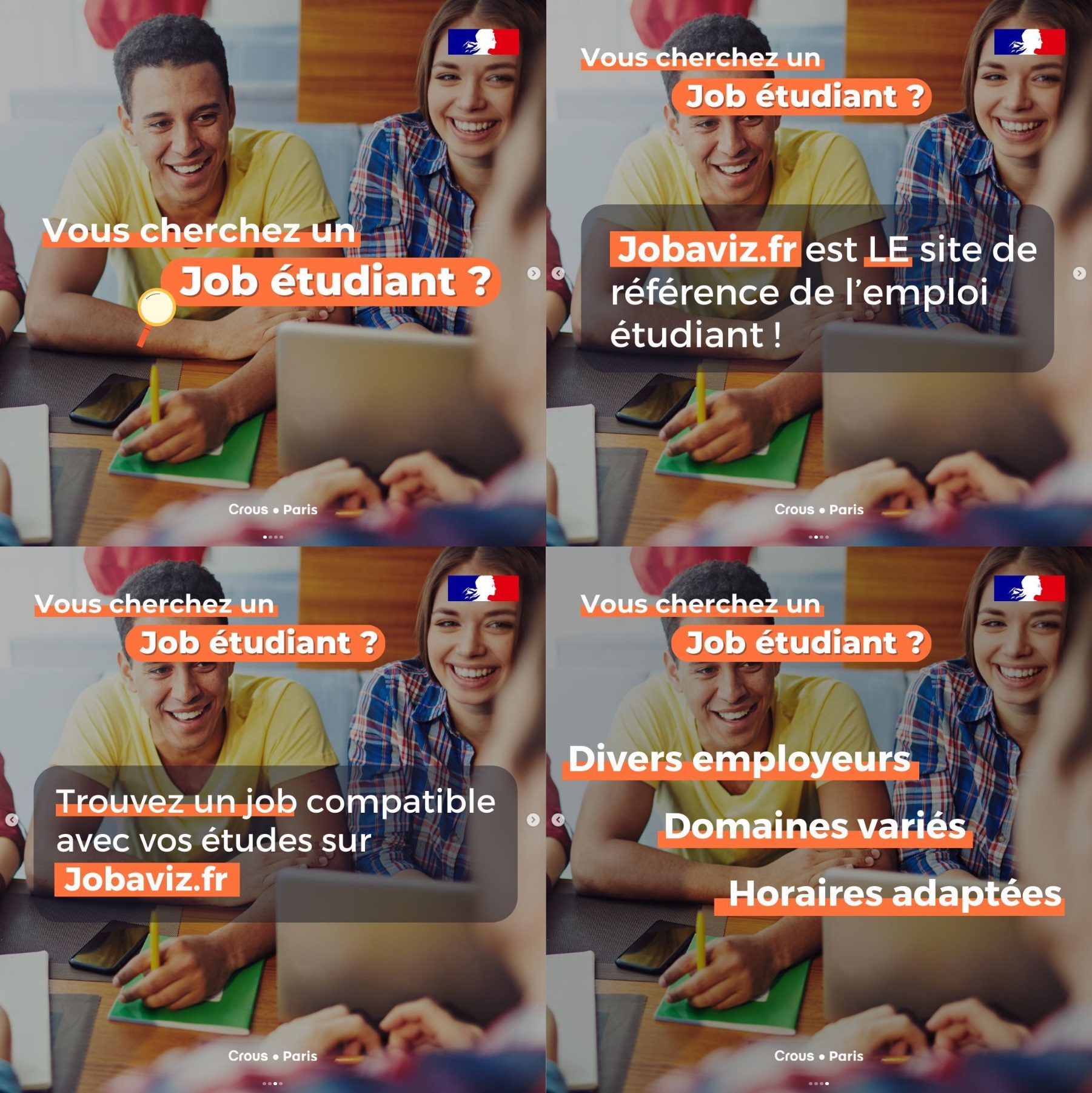 Vous cherchez un job étudiant ?