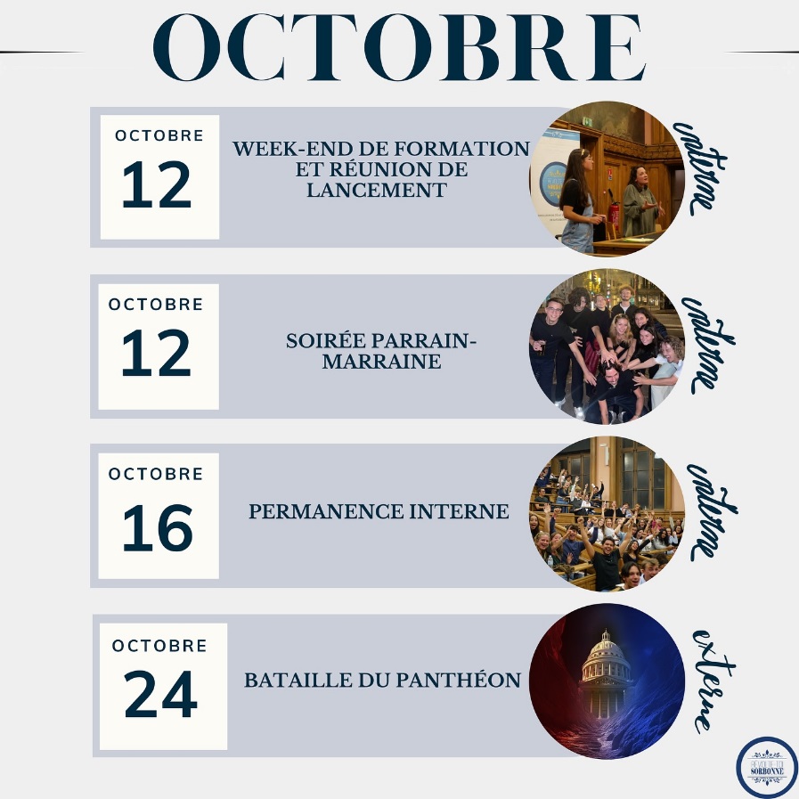 Calendrier Mois d'Octobre