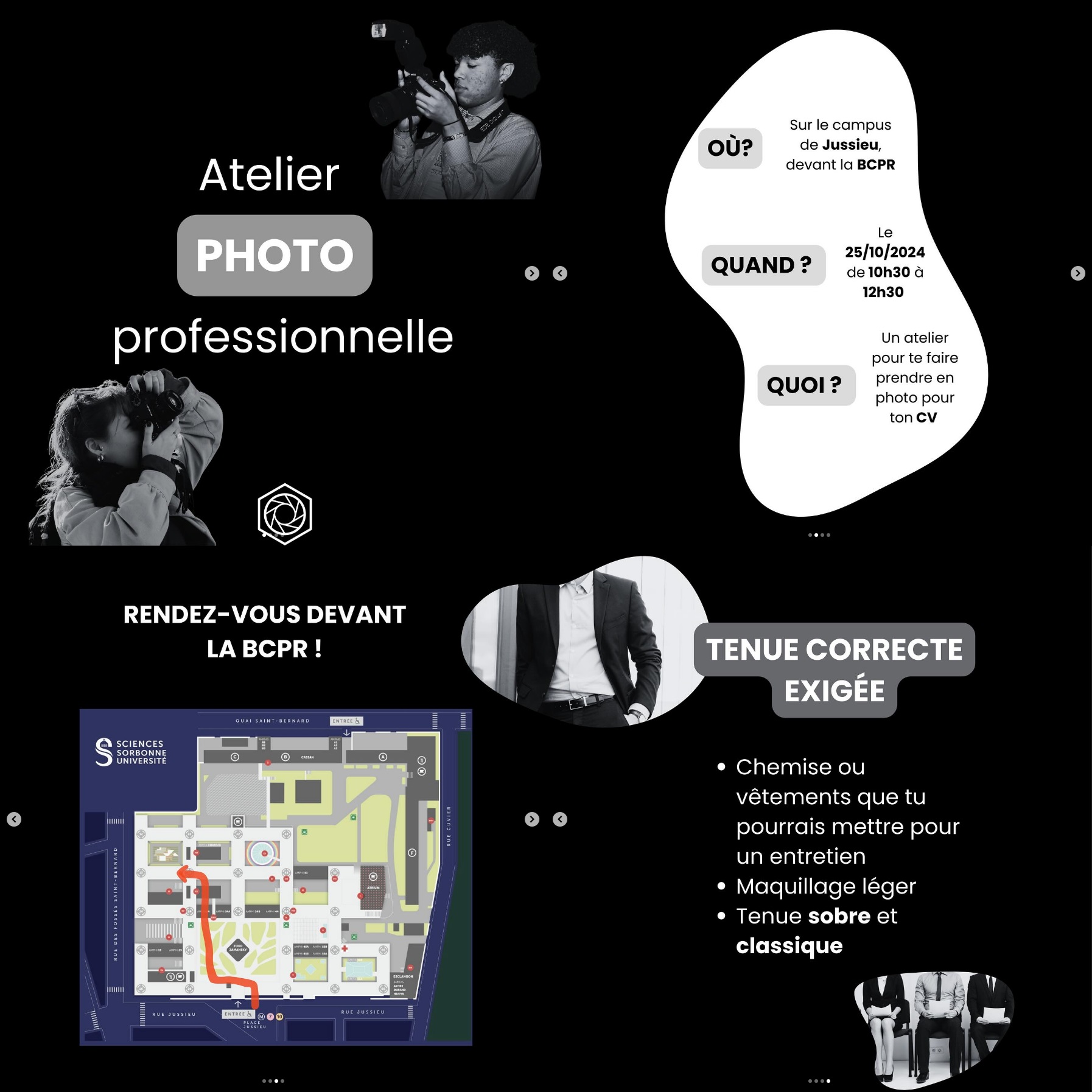 📸 Atelier Photo Professionnelle👩‍💼