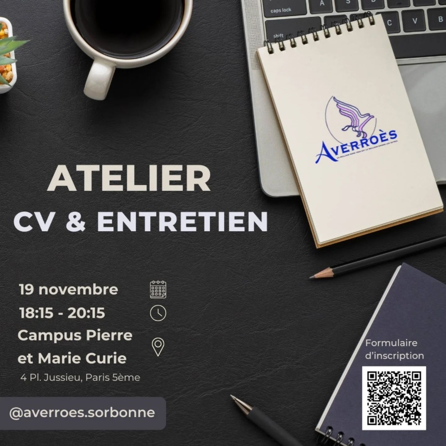 📢 Atelier CV & Entretien !