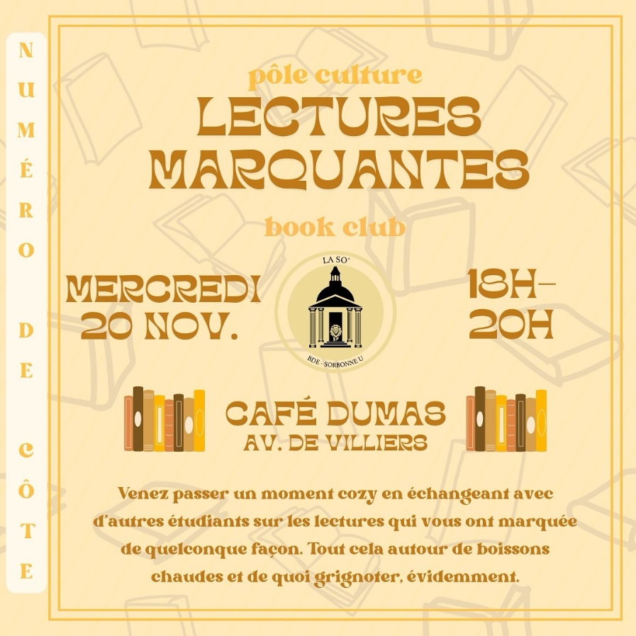 Book Club : Lectures Marquantes