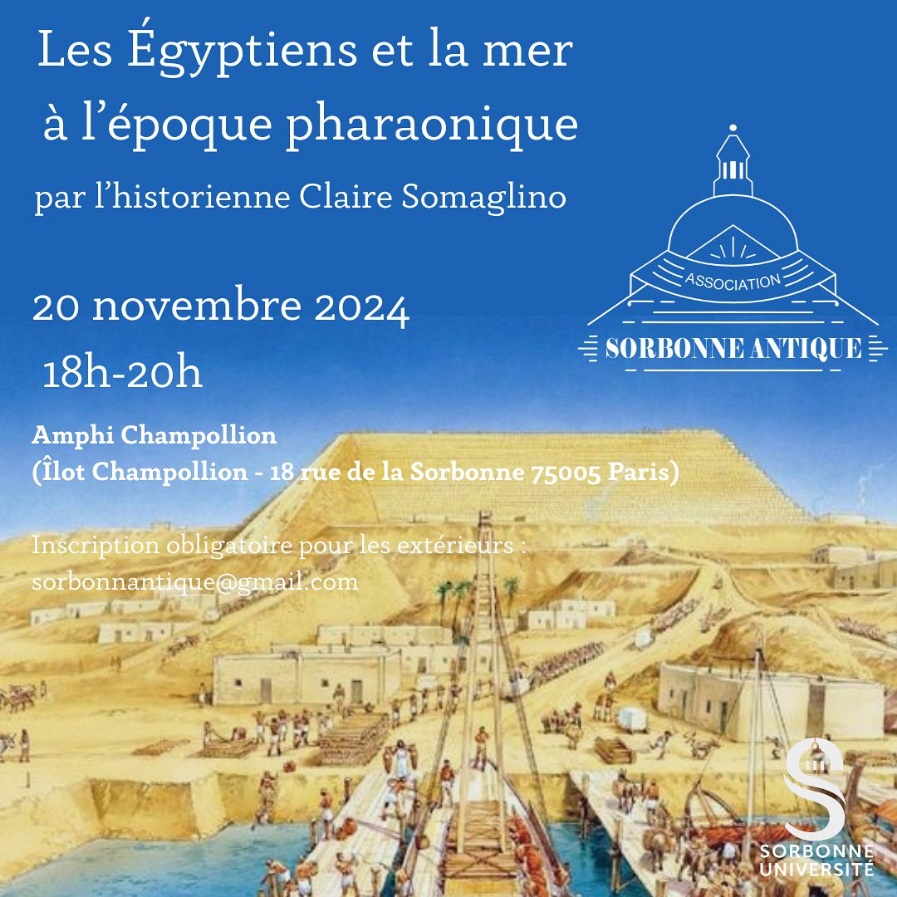 Conférence : Les égyptiens et la mer à l'époque pharaonique